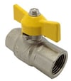 F/F T-Handle Brass Ballvalve