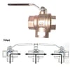 Brass T-Port Valve