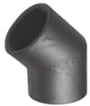 Black Steel F/F Elbow 45