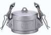 Stainless Steel Type-DC Camlock. Female Coupler Cap.