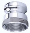 Aluminium Type-A Camlock. Male Adaptor x Female BSP Thread.