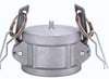 Aluminium Type-DC Camlock. Female Coupler Cap.