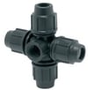 7540 Metric Cross with Threaded Female Offtake