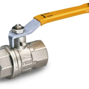 F/F AGA Lever Handle Brass Ballvalve