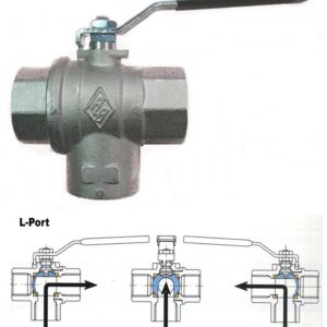 Brass L-Port Valve