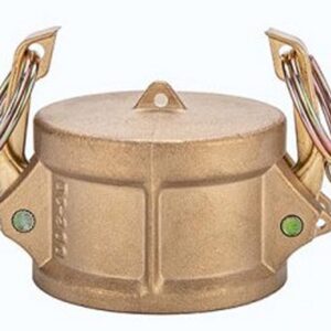 Brass Type-DC Camlock. Female Coupler Cap.