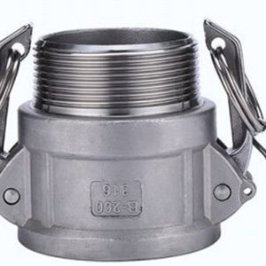 Stainless Steel Type-B Camlock. Female Coupler x Male BSP Thread