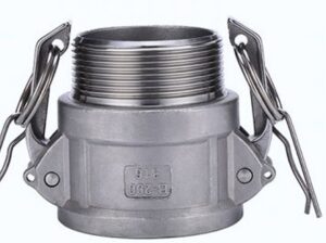 Stainless Steel Type-B Camlock. Female Coupler x Male BSP Thread