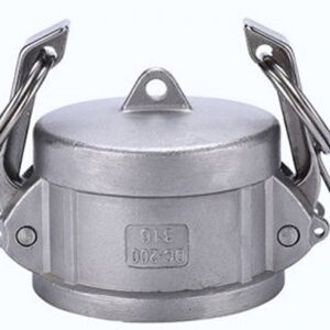 Stainless Steel Type-DC Camlock. Female Coupler Cap.