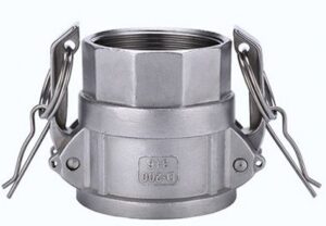 Stainless Steel Type-D Camlock. Female Coupler x Female BSP Thread