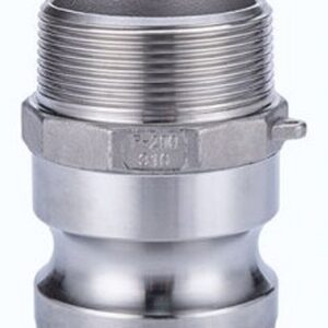 Stainless Steel Type-F Camlock. Male Adaptor x Male BSP Thread.