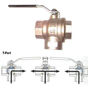 T-Port 3-Way Ball Valve