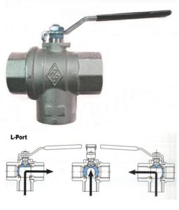 3-Way Bottom Entry Ball Valve