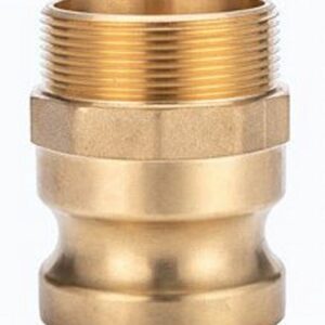 Brass NPT Camlock Adaptor - Type F