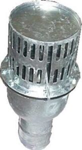 Galvanised Steel Foot Valve Strainer
