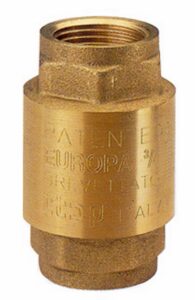 Brass Europa Check Valve