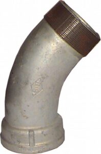 Galvanized Male & Female Bend 45 Degree