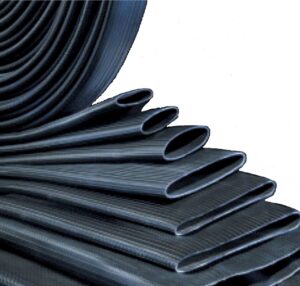 Black Dewatering Heavy Duty Layflat Hose